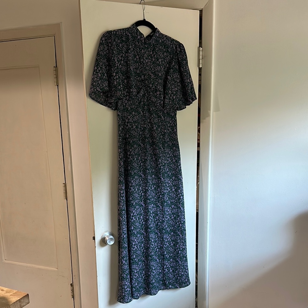 Floral ASOS Fashion Union Open Back Dress